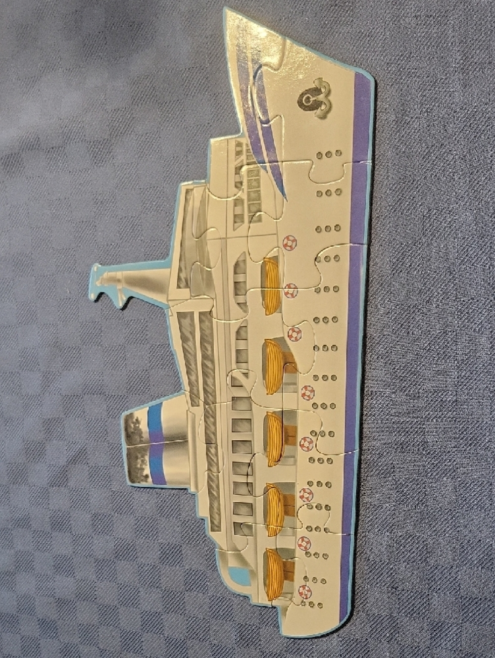 Melissa & Doug Going Places Vehicle Floor Puzzle Set - Blue, Green, White - Picture 6 of 9